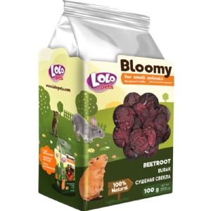 Lolo Bloomy Snack mit Rote Beete für Kaninchen und Nagetiere 100g