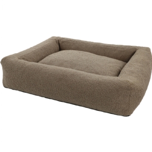 Companion Hundebett Tina groß 108 x 85 x 21 cm Taupe braun