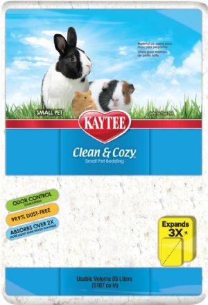 Kaytee Clean & Cozy staubfreie Einstreu für Kaninchen und Nagetiere 85L